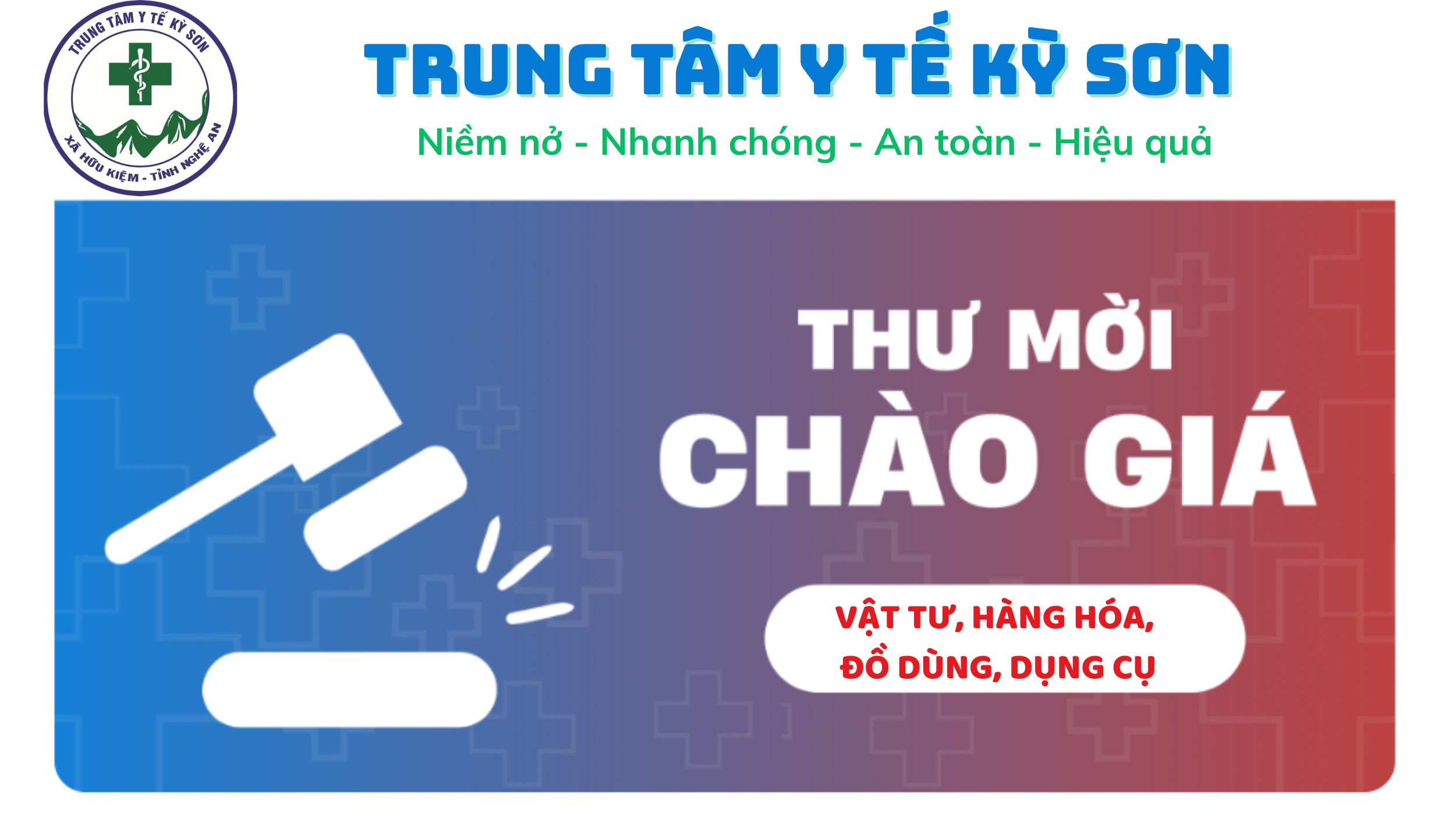 THƯ MỜI CHÀO GIÁ VẬT TƯ, HÀNG HÓA, ĐỒ DÙNG, DỤNG CỤ